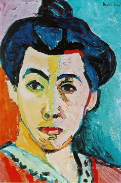 Stripe Madame Matisse abstract fauvism Henri Matisse Oil Paintings